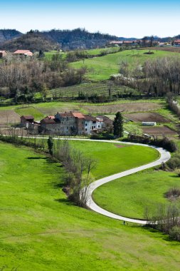 Piedmont peyzaj - İtalya