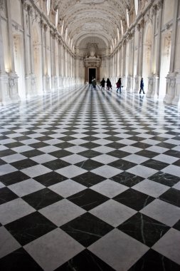 Diana's Gallery in Venaria Reale (Italy) royal palace clipart