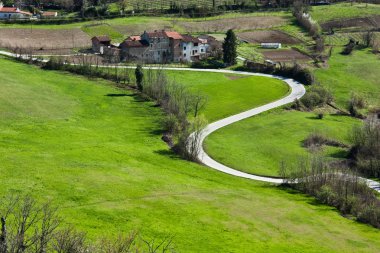 Piedmont peyzaj - İtalya