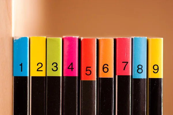 Numere colorate — Fotografie, imagine de stoc
