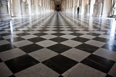 Diana's Gallery in Venaria Reale (Italy) royal palace clipart