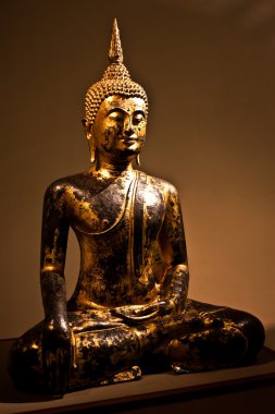 Sitting Bodhisattva - detail clipart