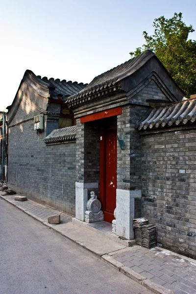 stock image Hutong area in Beijing