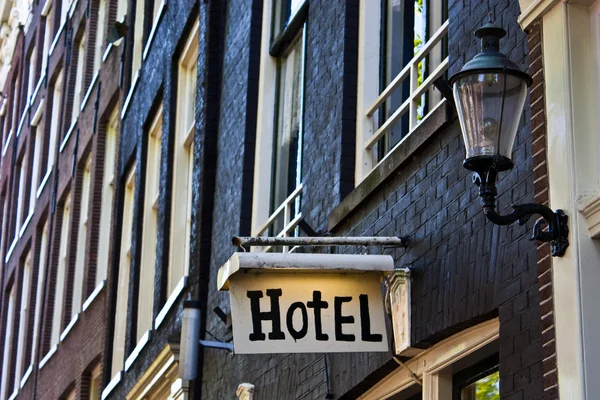 Hotel tecken — Stockfoto