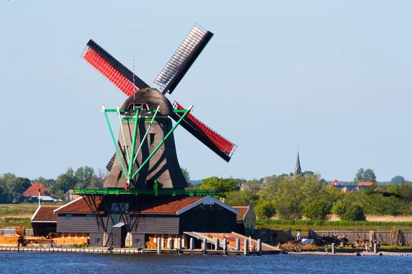 Hollanda'da fabrikaları — Stok fotoğraf