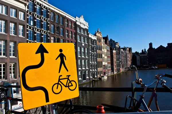Amsterdam-utsikt – stockfoto
