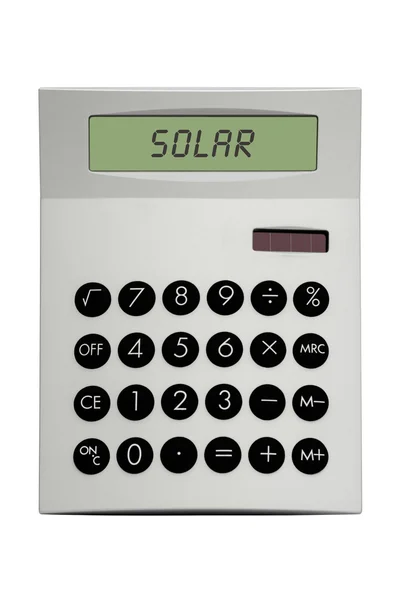 Calculatrice solaire Images De Stock Libres De Droits