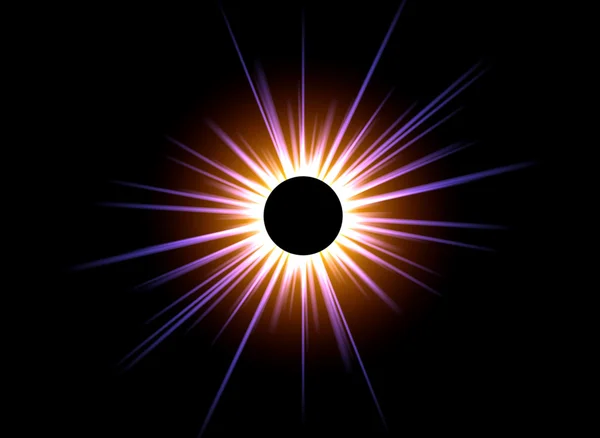 Sol negro — Fotografia de Stock