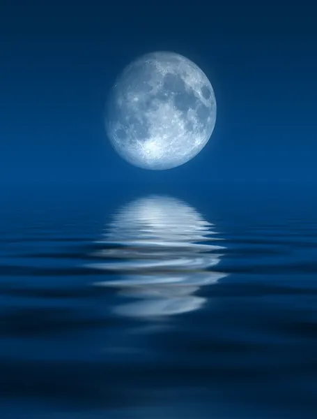 Niebieski Księżyc Obrazy Stockowe bez tantiem
