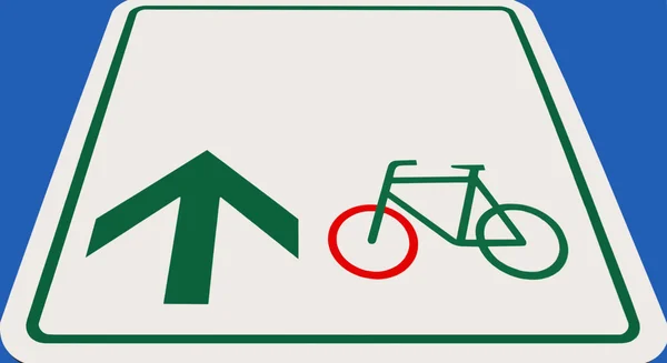 自行车标签 — 图库照片