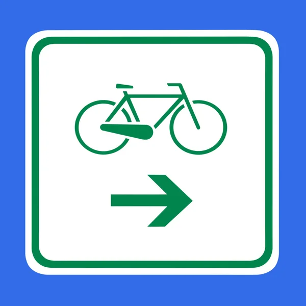 Etiqueta de bicicleta — Fotografia de Stock