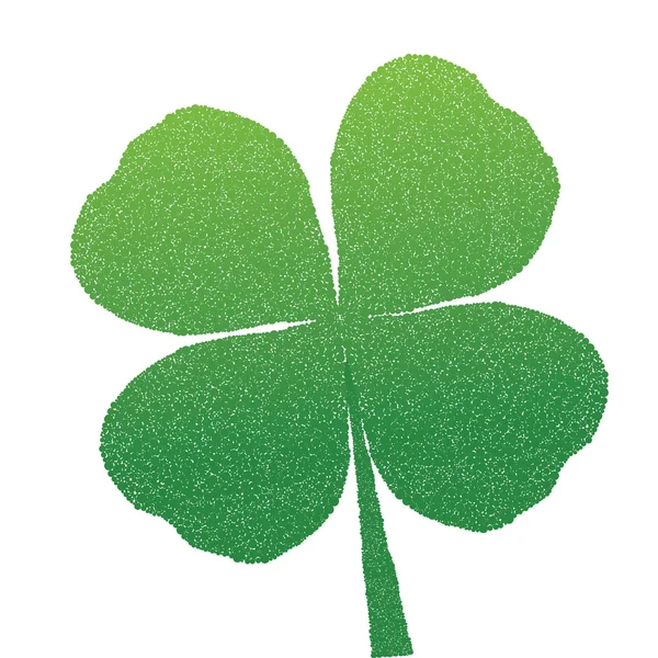Clover made of dots — Stock Photo, Image