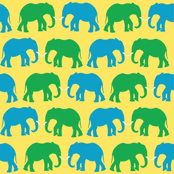 Цветные слоны — стоковое фото