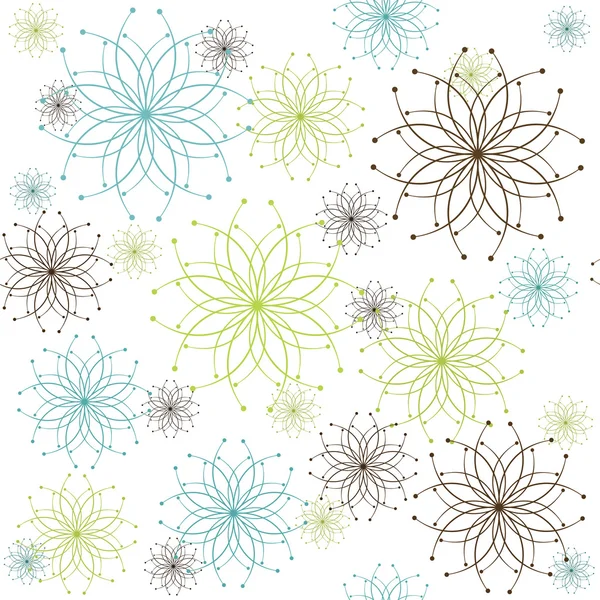 Retro floral patroon achtergrond — Stockfoto