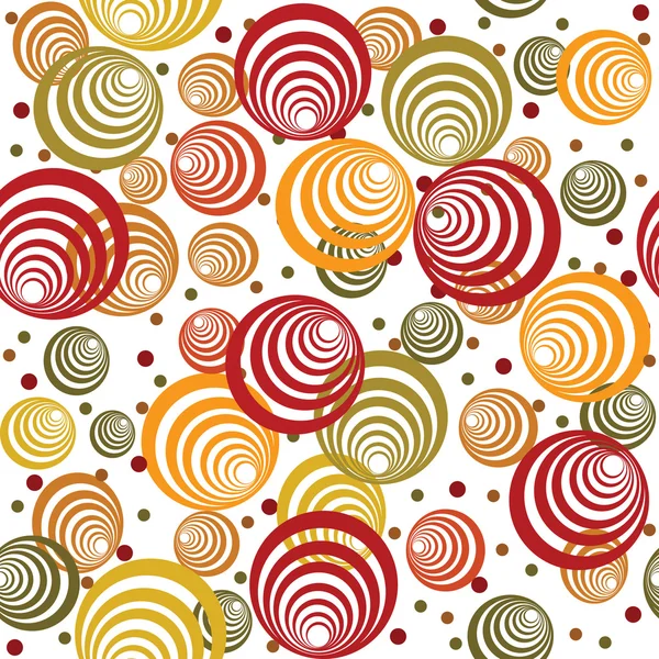 Retro patroon met abstracte cirkels — Stockfoto