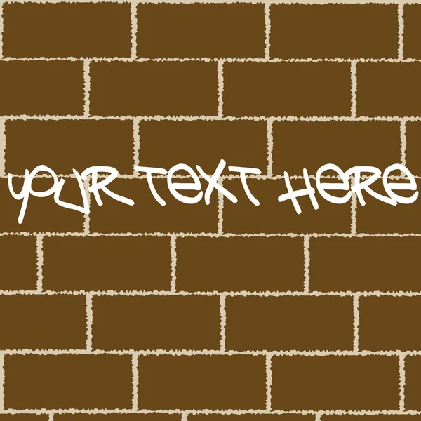 Textura de parede com amostra de texto — Fotografia de Stock