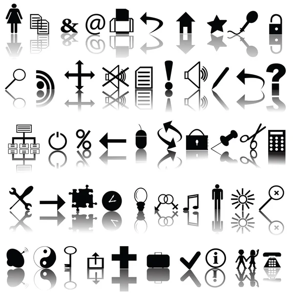 Web and internet icons colections — Stock Photo, Image