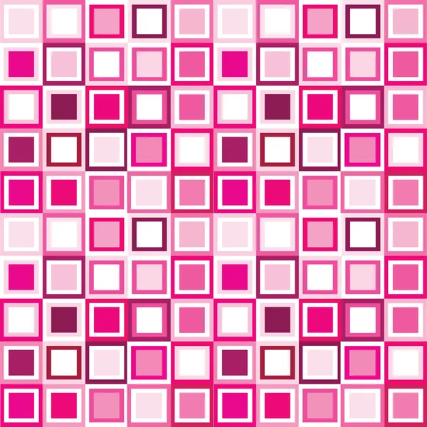 ピンクの正方形のパターン — ストック写真