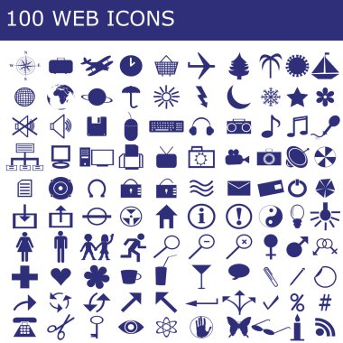 web uygulamaları için 100 simgeler