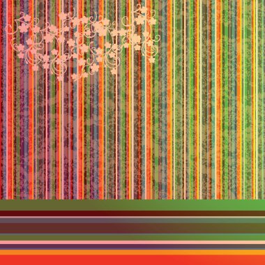 Grunge background with stripes clipart