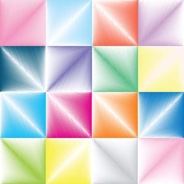 Fundo abstrato com quadrados coloridos — Fotografia de Stock