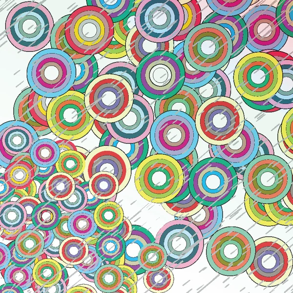 Абстрактные цветные круги — стоковое фото