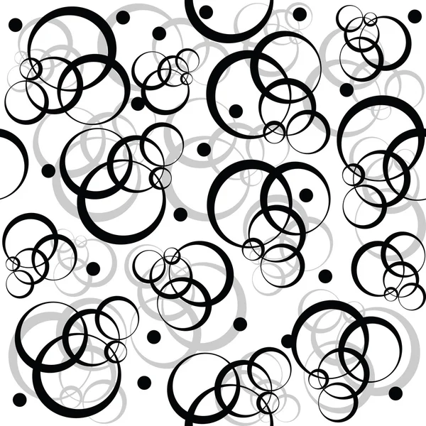 Patroon met zwarte cirkels — Stockfoto