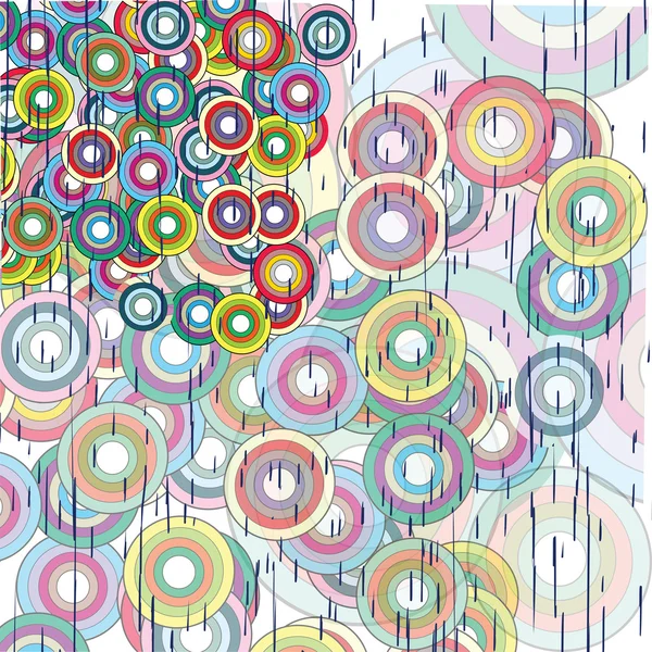 Abstrato grunge fundo com círculos — Fotografia de Stock