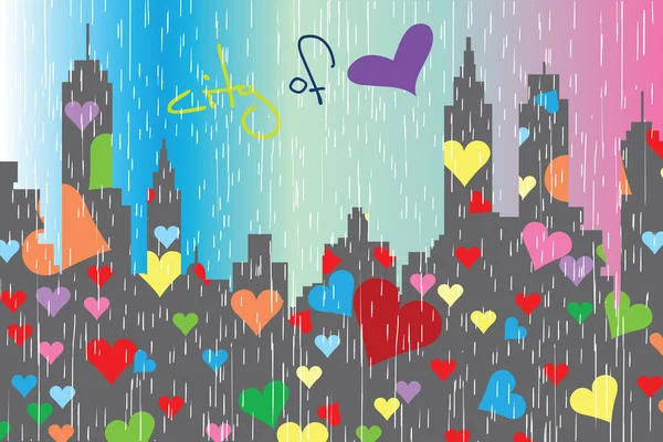 Stad van de liefde — Stockfoto