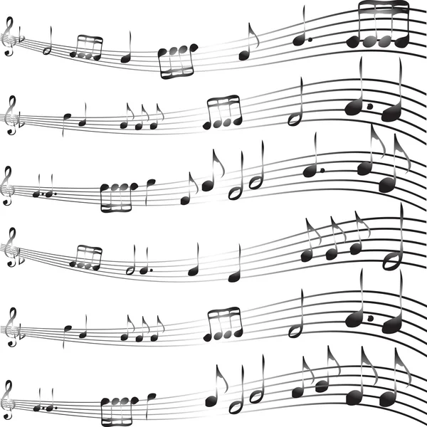 Musical notes background — Stock Photo, Image