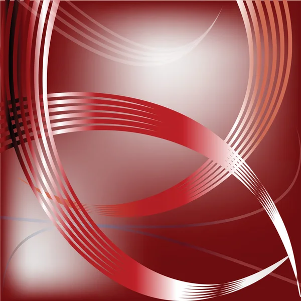 Абстрактный фон с красными кривыми — стоковое фото
