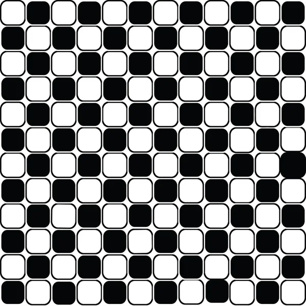 Background with black and white squares — Stock Photo, Image