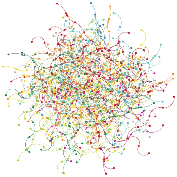 Абстрактная цветная сеть — стоковое фото