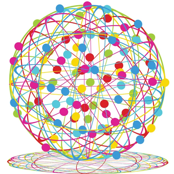 Abstracte gekleurde cirkel — Stockfoto