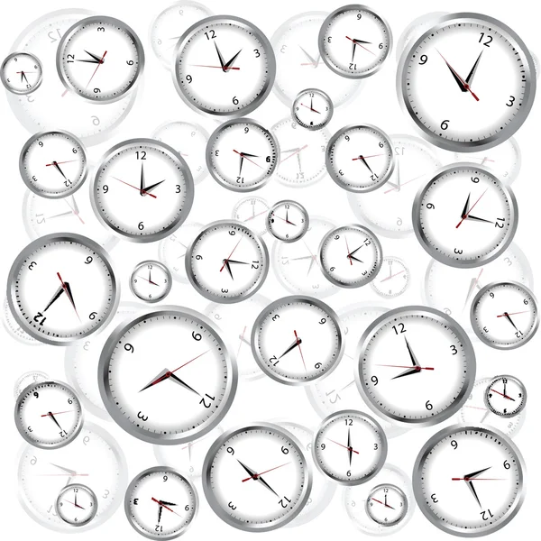 Background with clocks — Stock Photo, Image
