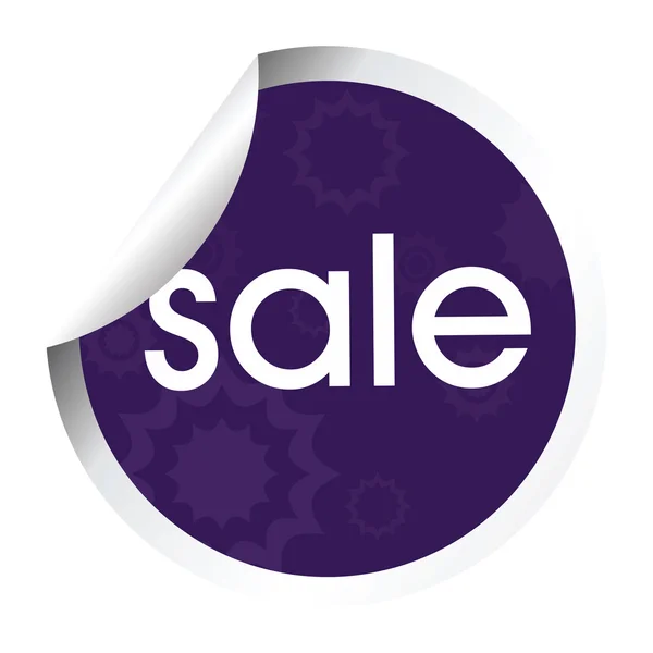 Purple stylized stick with sale — Stock Photo, Image