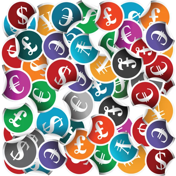 stock image Seamless with stickers