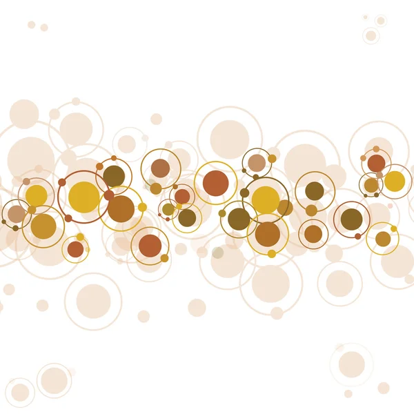 Hintergrund mit braunen Kreisen — Stockfoto