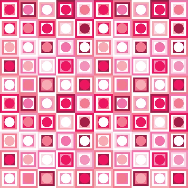 Padrão com formas geométricas em tons rosa — Fotografia de Stock