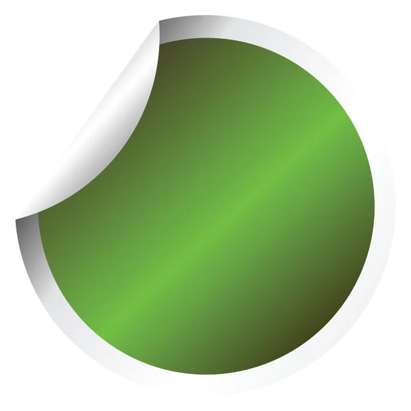 stock image Green sticker