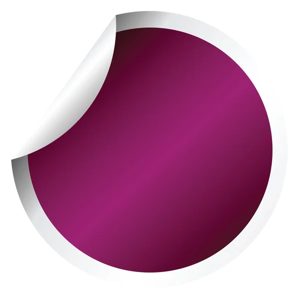 紫色のステッカー — ストック写真