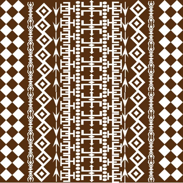 Arrière-plan avec des motifs africains bruns — Photo