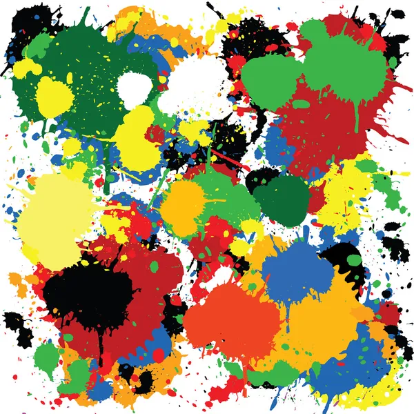 Colorido diseño de salpicaduras de pintura —  Fotos de Stock