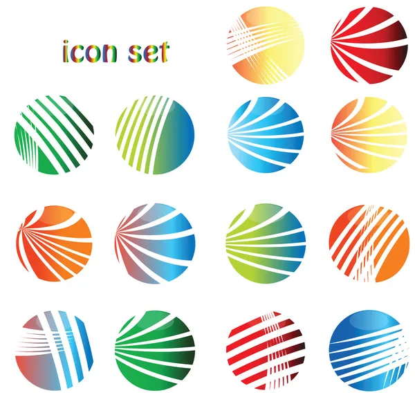 Icon set, web buttons — Stock Photo, Image