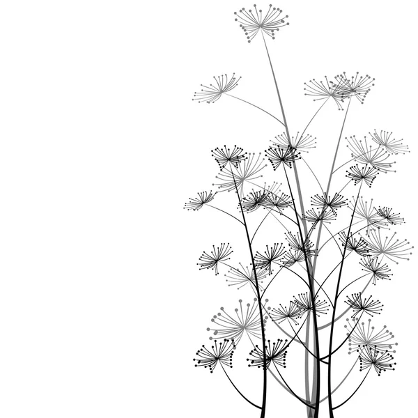 Stylish background with delicate flowers, celebretion card — Stock Photo, Image