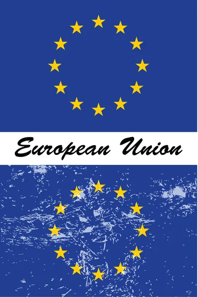 欧洲联盟标志 — 图库照片