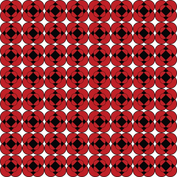 Ретро цветочный фон в красном и черном — стоковое фото
