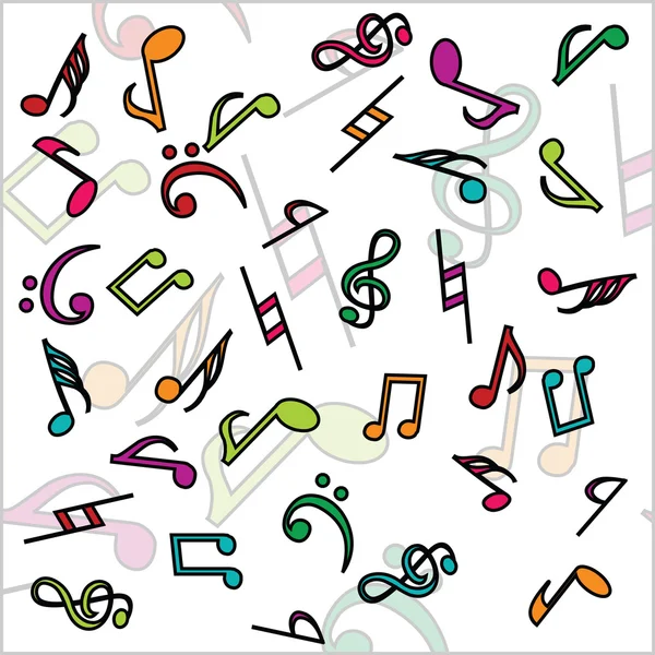 Swirl music notes — Stock Vector © johny007pandp #15438483