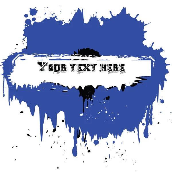 Biało -niebieski streszczenie tło grunge farba ikona — Zdjęcie stockowe