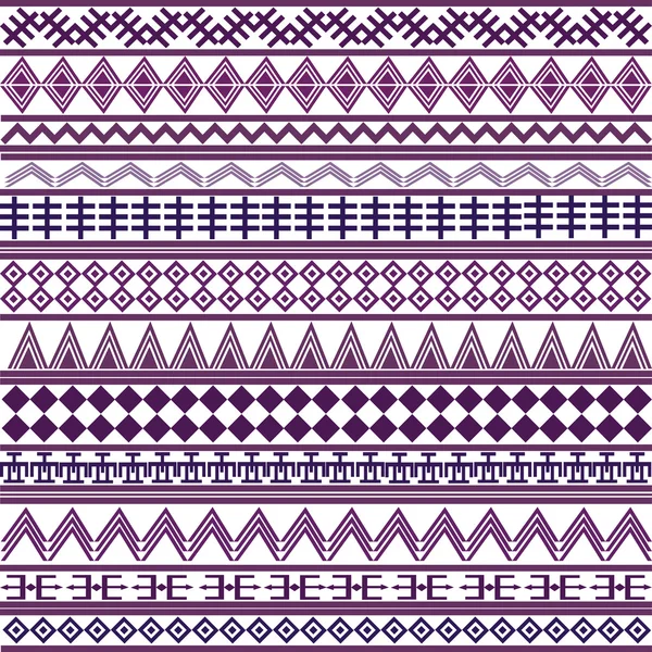 几何形状，紫色非洲动机与背景 — 图库照片